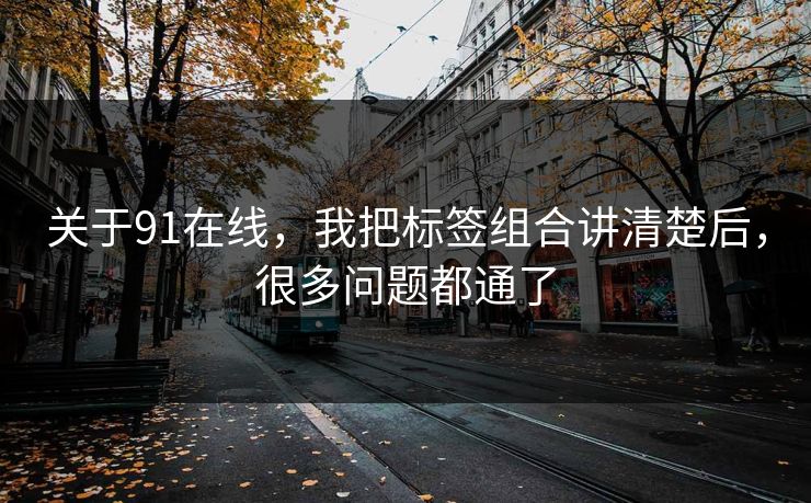 关于91在线，我把标签组合讲清楚后，很多问题都通了
